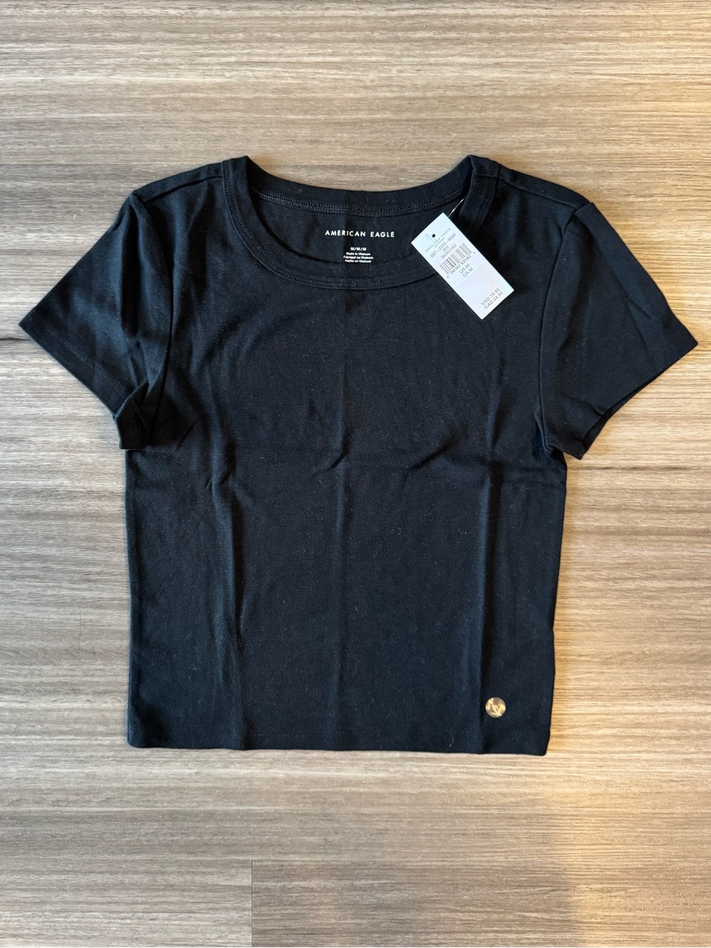 American Eagle Outfitters Short Sleeve Crop Tee Size Medium